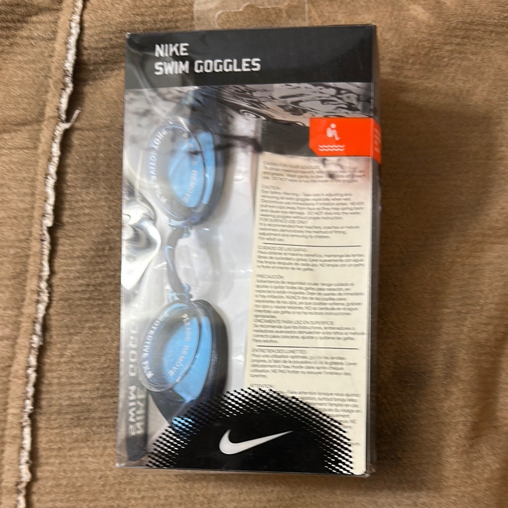 Nike Swim Goggles in Blue and Black